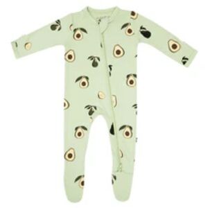 Kyte BABY Zippered Footies One Piece in Avocado